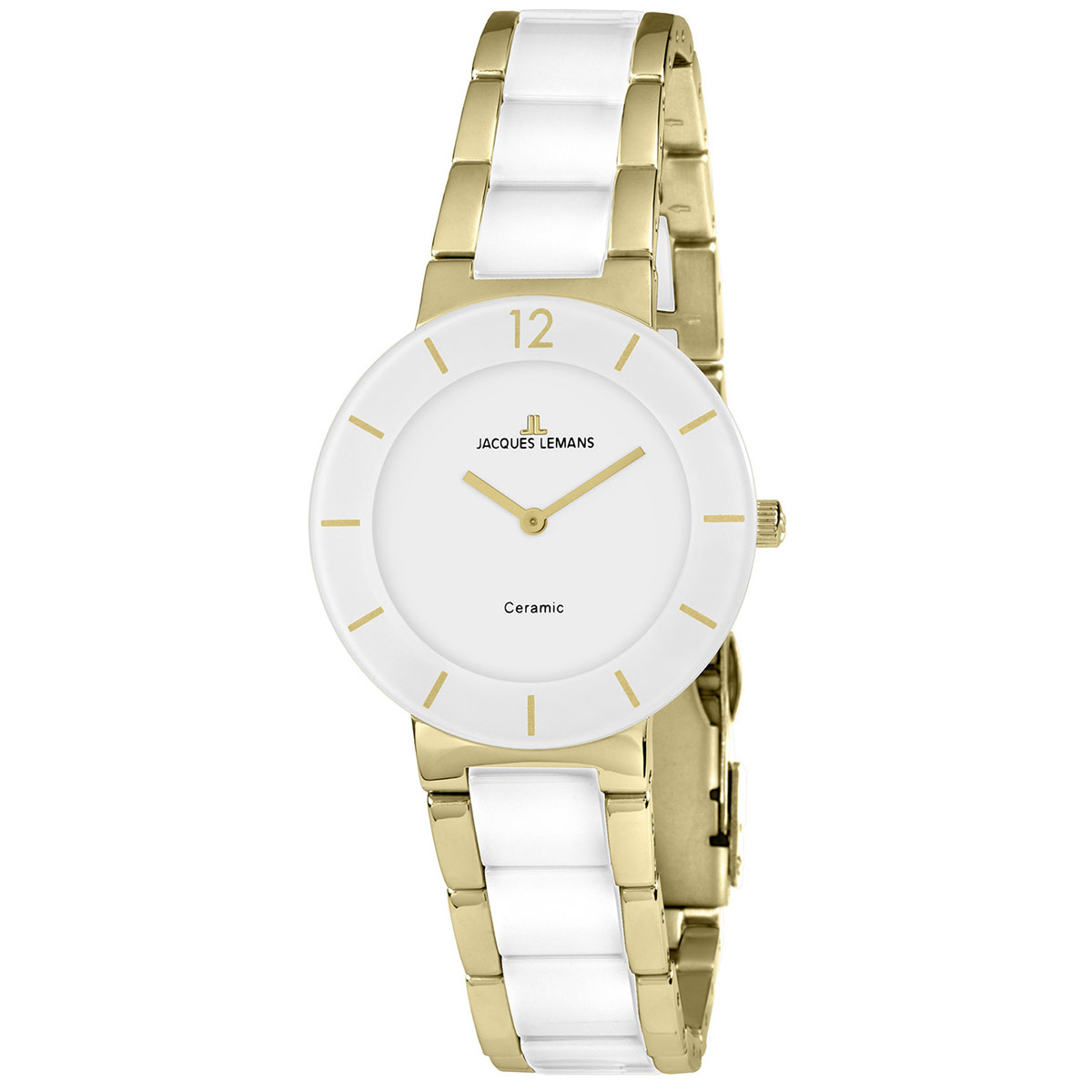 Jacques Lemans Two Tone Stainless Steel Bracelet 42-3F
